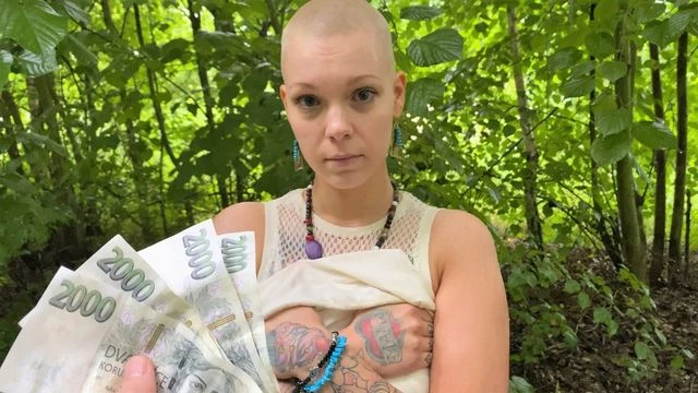 Pretty dirty nasty sex with a passionate bald hottie in the doggy style pose