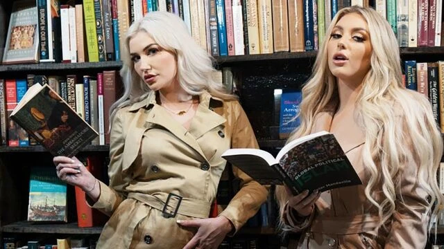 Skye Blue and Kayley Gunner are fucking with a black penis