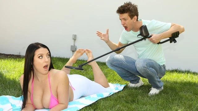 Hardcore anal in the missionary pose with a cheating wife Angela White