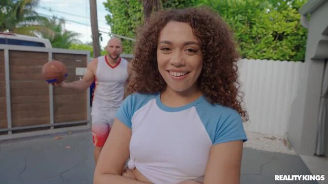 Gorgeous curly-haired angel Willow Ryder rides on a big cock