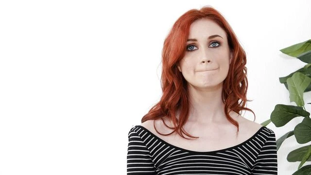 Stunning redhead teen Scarlet fucked by a big black dick