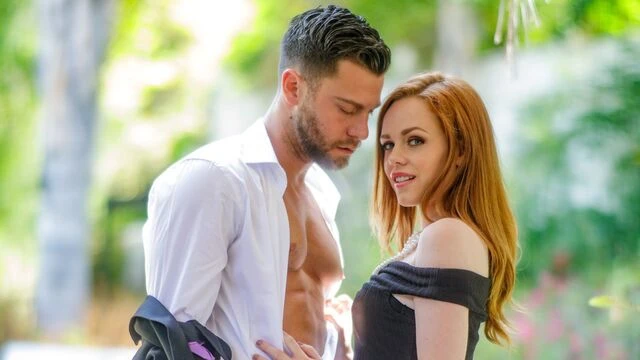 Good hard fuck in the cowgirl pose with a hot redhead Alexa Grace