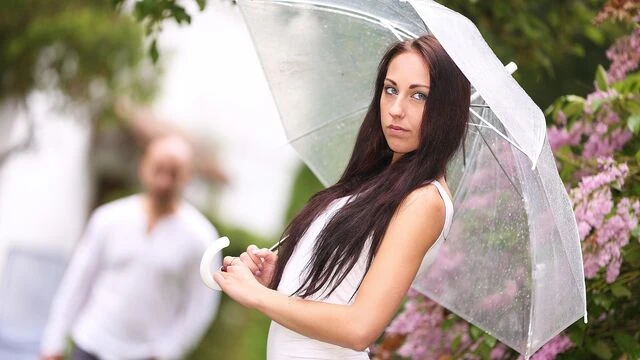 Cutie with nice round ass El Storm fucked right on the bench