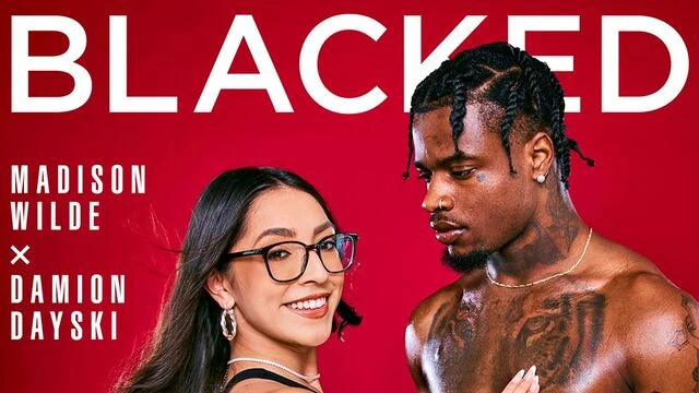 Astonishing white girlfriend Madison Wilde impaled by black boner