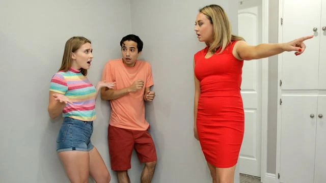 Moms Teach Sex featuring Elle McRae and Laney Grey's blowjob clip