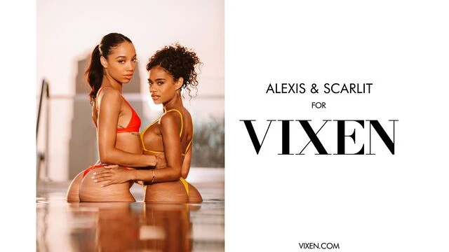 Dirty Scarlit Scandal and Alexis Tae at ebony action