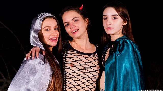 Threesome dirt with magnetic Eva Tender and Sirena Milano from Club Sweethearts