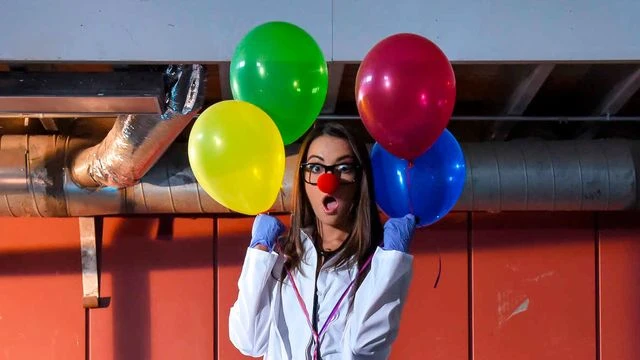 Plastic Lily Adams's blowjob video