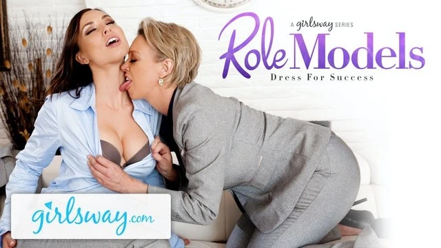 Aidra Fox and Nina Dee's big tits porn by Girls Way