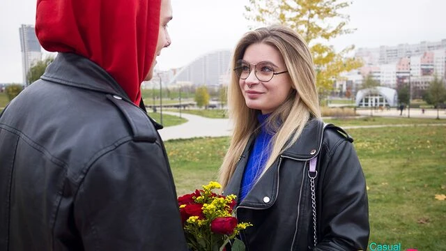 Side fuck action with appealing Iris A from Casual Teen Sex