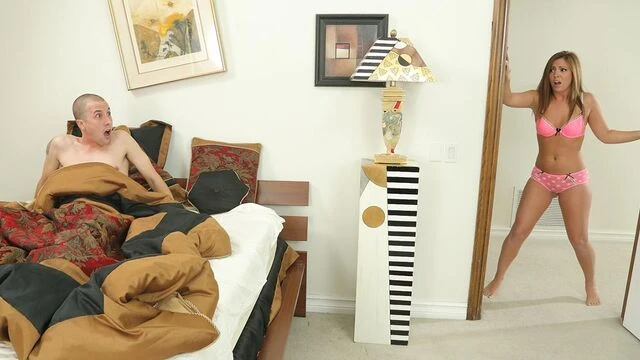 My Sister's Hot Friend featuring Maddy O'Reilly's doggystyle scene