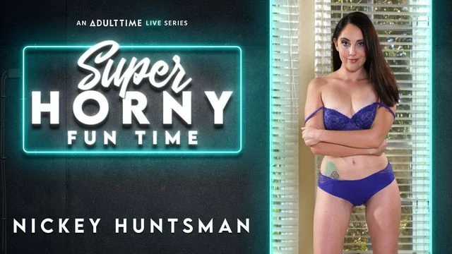 Well-proportioned Nickey Huntsman - solo sex - Live Series