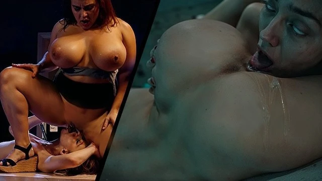 Slutty Natasha Nice and Lexi Lore's ass eating trailer