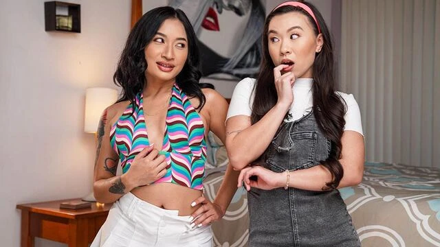 Little Asians - double blowjob clip