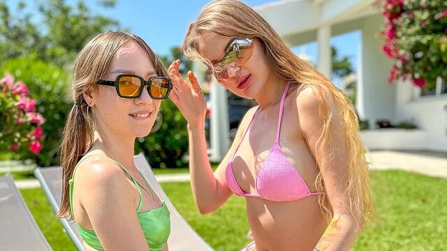 Medium size tits smut with dollish Kate Quinn and Sofi Noir from Arousins