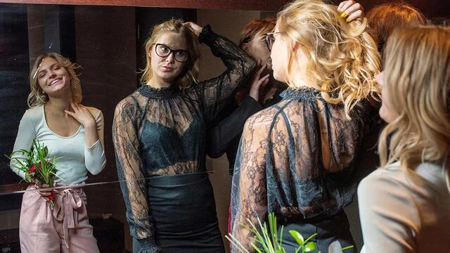 Karup's Private Collection featuring Eyla Moore and Lesya's medium size tits movie