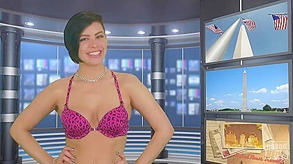 Babes On Tv Show - Blond Hair Babe