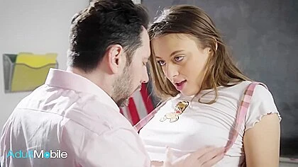 Adultmobile - Gia Derza Goes To Her Professors Classroom & Shows Him How Good Of
