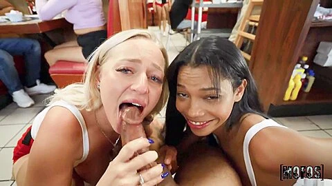 Letspostit Elana Bunnz & Eden West Cream For The Waitresses