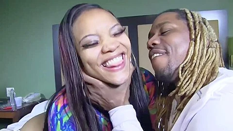 Thick Ebony Lusty Fucks King Kreame