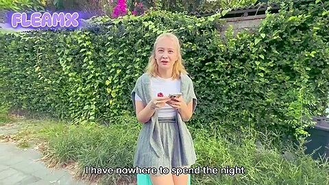Petite Blonde In Featuring Fleamxs Handjob Clip