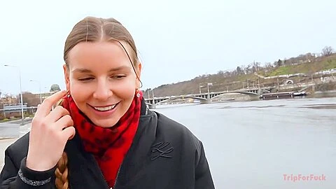 She Is Cute With Eastern European Style Braids - Arina Shy