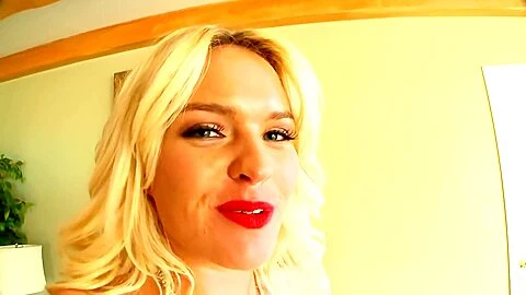 Blonde Milf With Fake Juggs In Amateur Interracial - Krissy Lynn