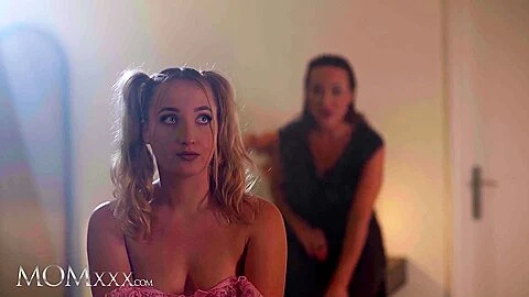 Big Tits Milf Domme Aubrey Black Teaches Blonde teen 18+ A Lesson Hardcore Lesbian Sex