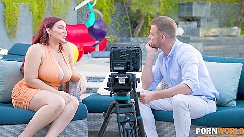 Busty Pornstar Natasha Nice Takes An Ass Pounding During An Interview - Teaser Video