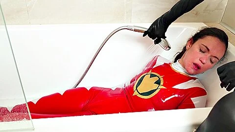Power Ranger Girl Defeated And Hardly Humiliated By Blondie