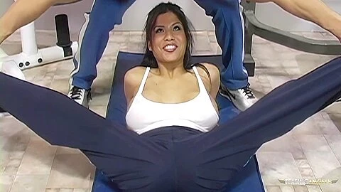 Alexis Amore Works Out At The Gym Until She Gets A Big Cock