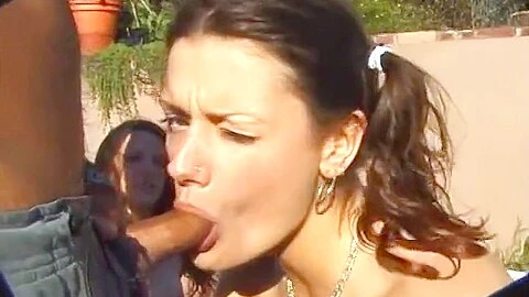 Three Perfect teen 18+ Anal Lesbians Fuck Each Other, And Service One Lucky Dick