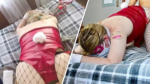 Cute T-girl Bunny Girl Cucks Husband With Big Black Bull (nsfw Role Play)