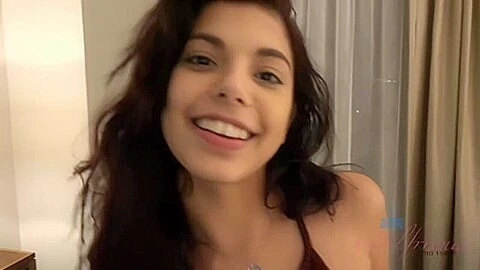 Gina Valentina Waits For You In The Hotel Room Like A Puppy Dog