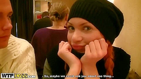 Denis, Eric And Mayola In Redhead Slut In Public Toilet Fuck