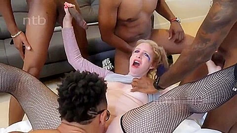 Groupsex Big Black Penis With Clown Big-bosomed Hard